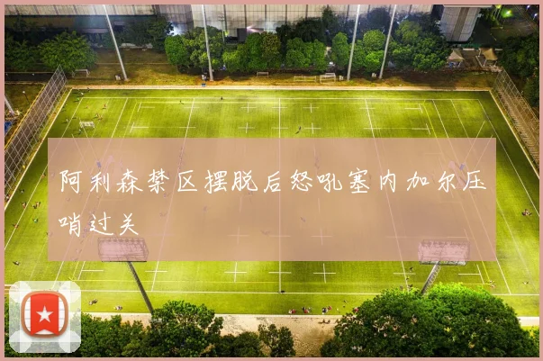 阿利森禁区摆脱后怒吼塞内加尔压哨过关
